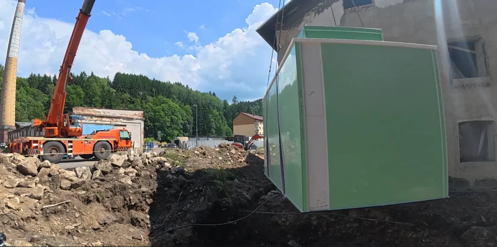 Instalace čistírny na odpadní vodu